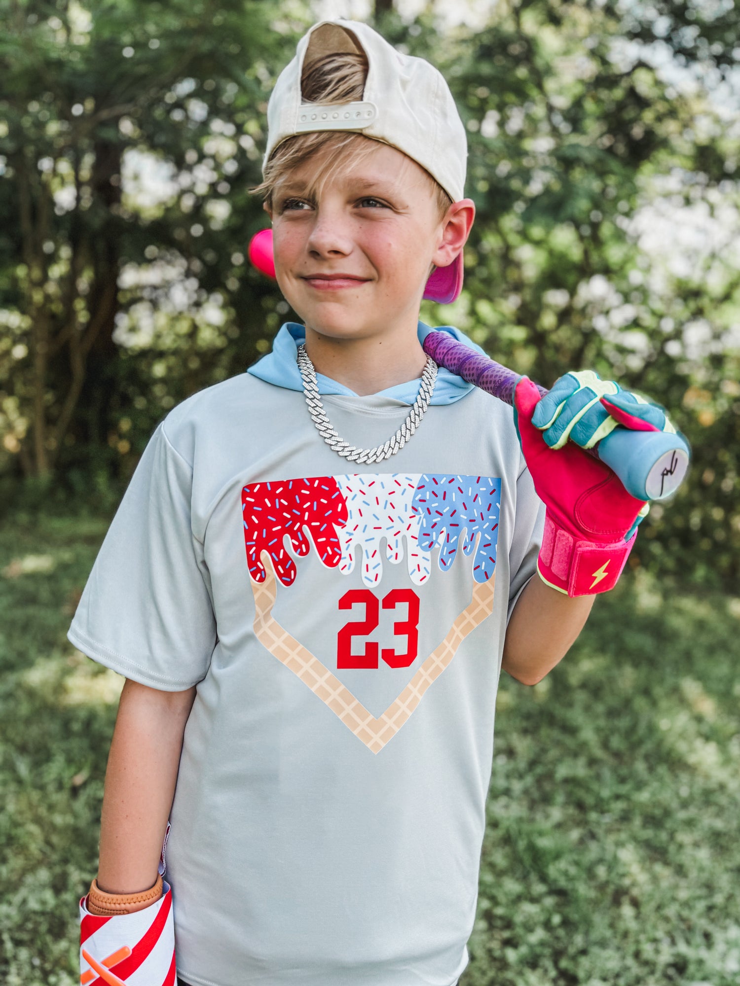 July 4th Drip with Number (T)