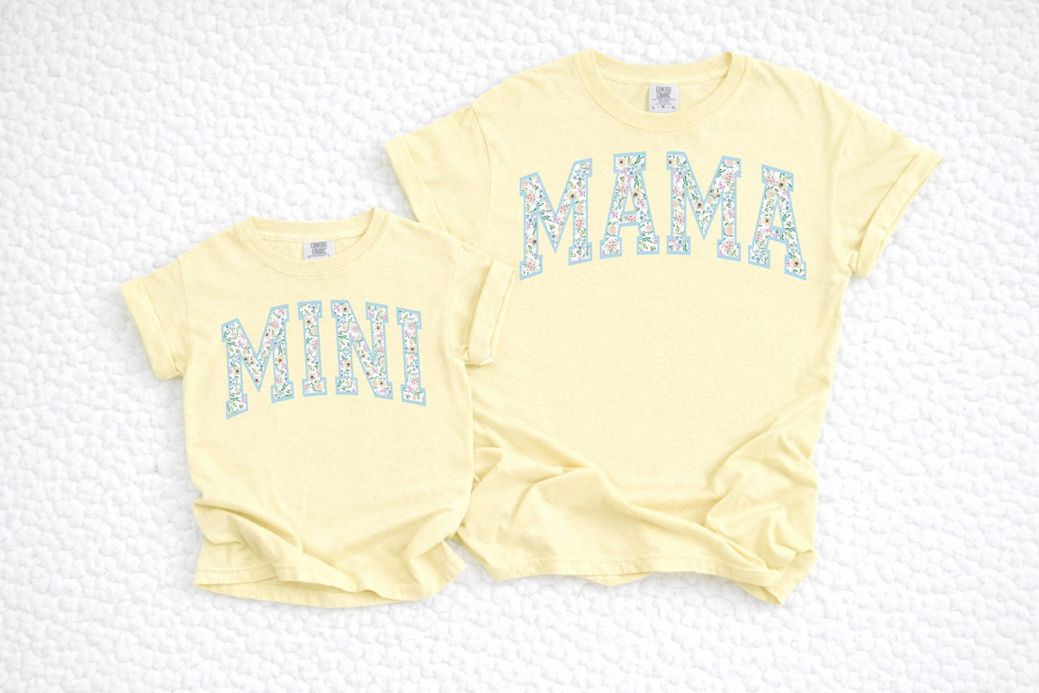 Mama & Mini - Blue & Yellow Floral