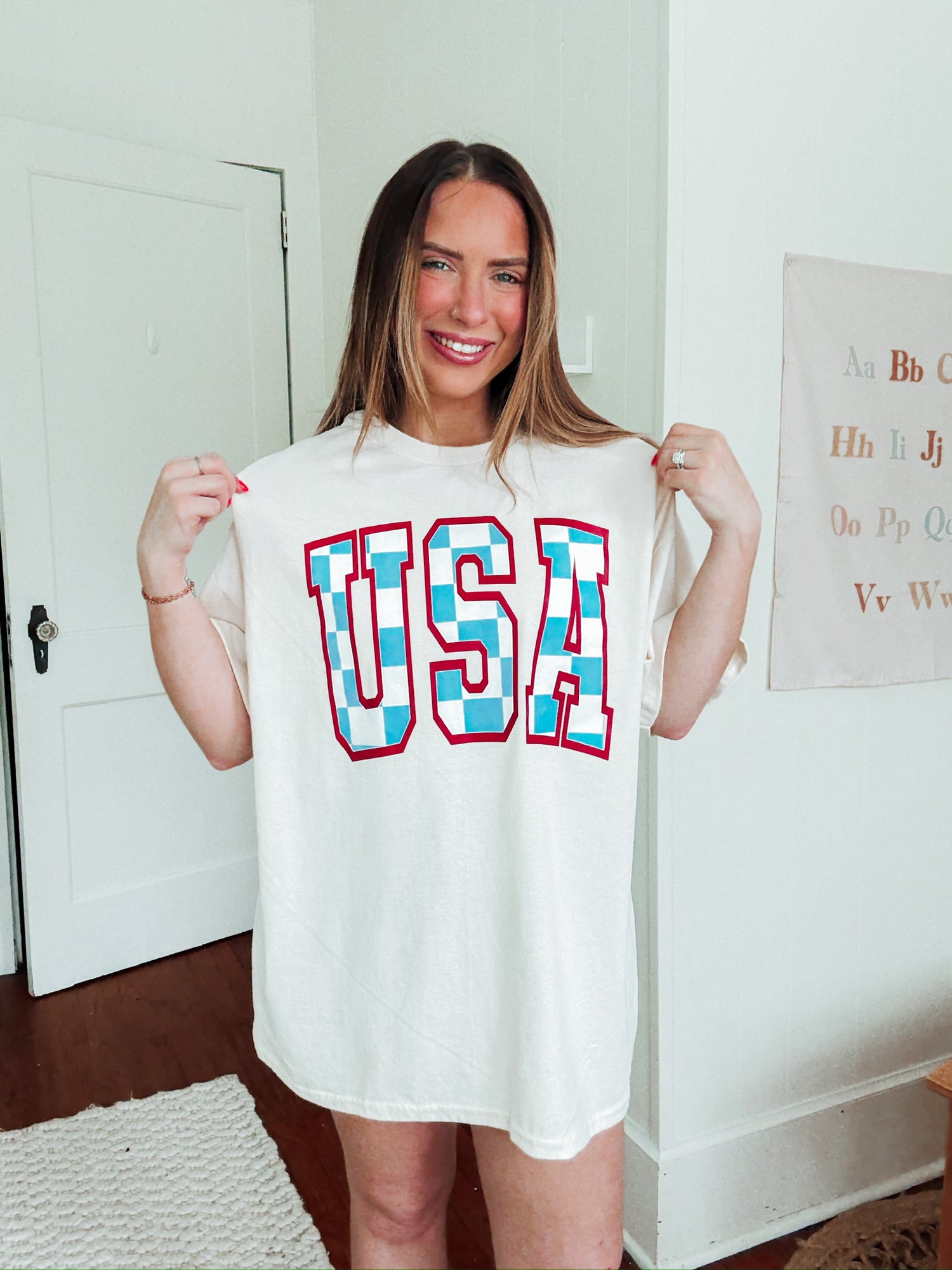 Checkered USA (T)