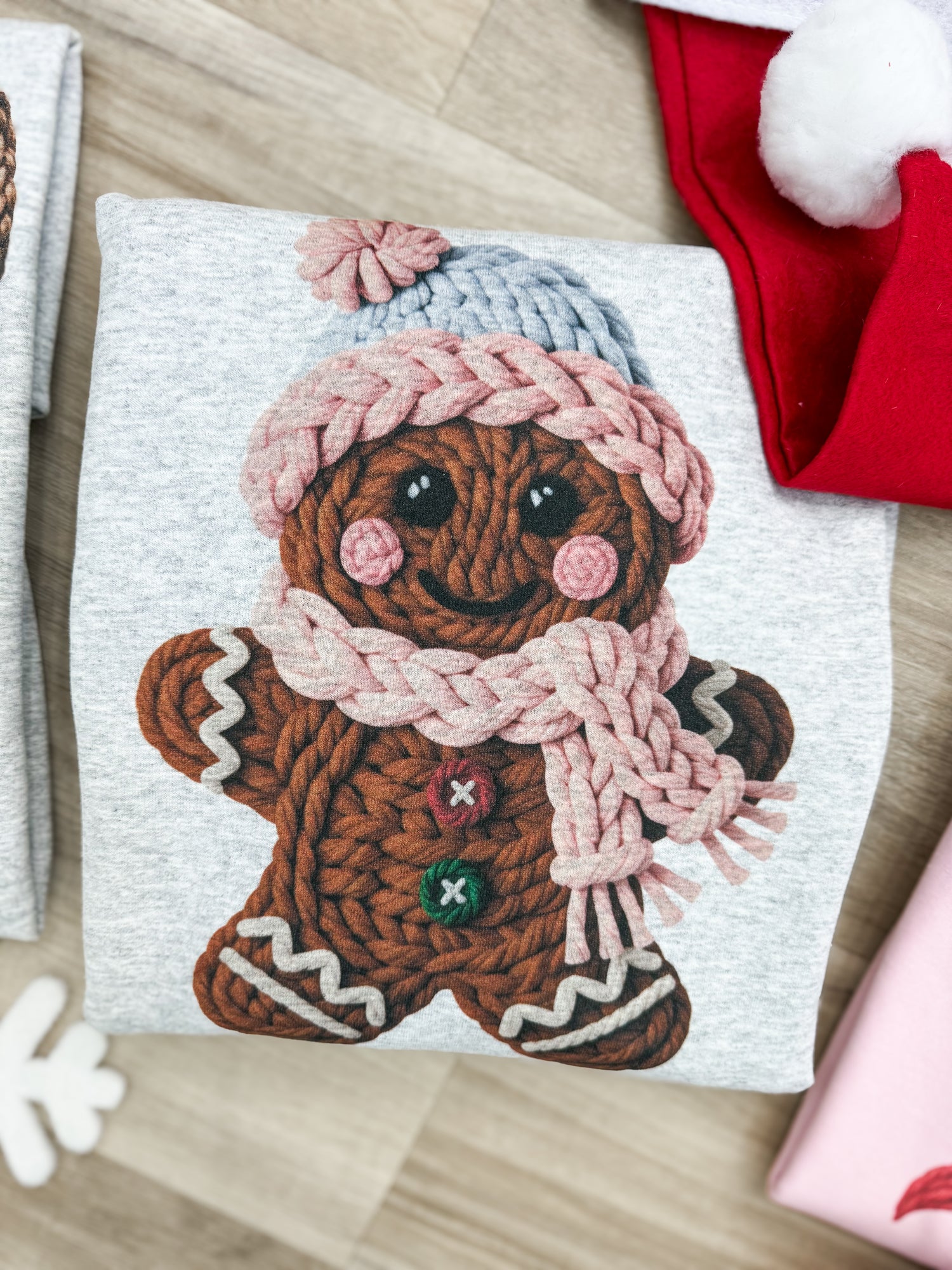 Gingerbread Girly Yarn Sweatshirt (P)