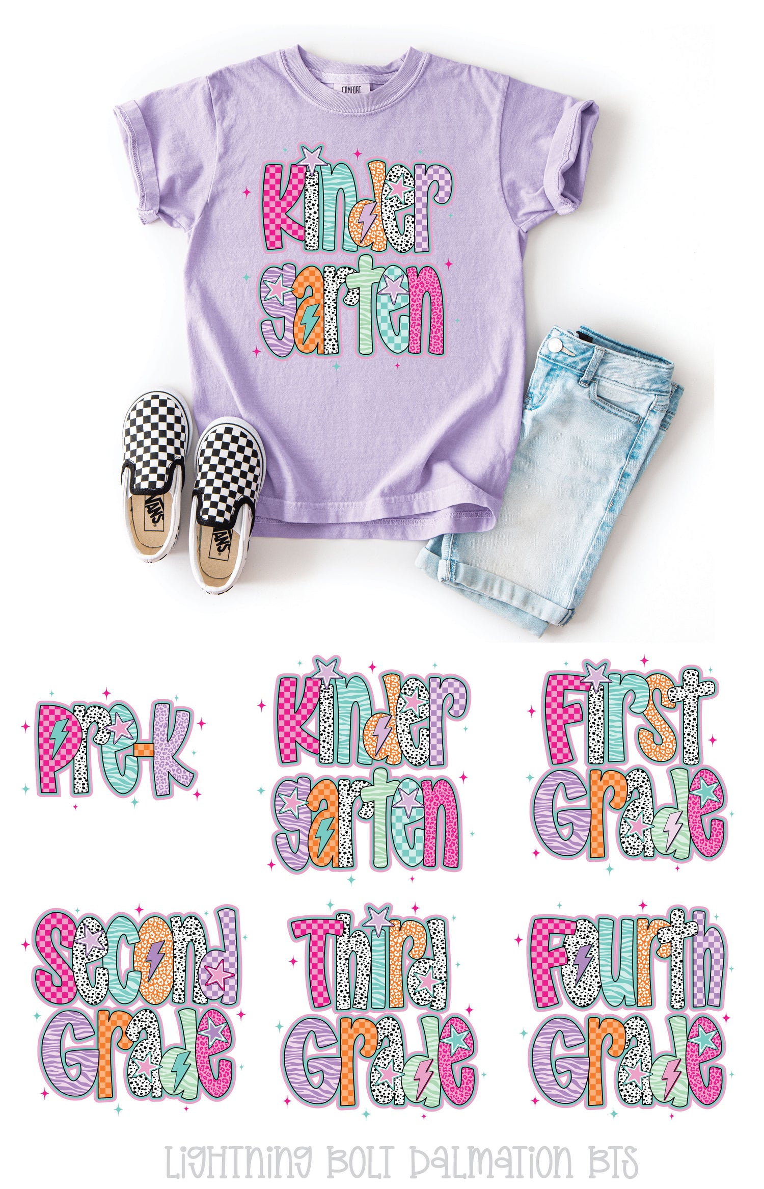 Comfort Color Back to School (Orchid) (T)